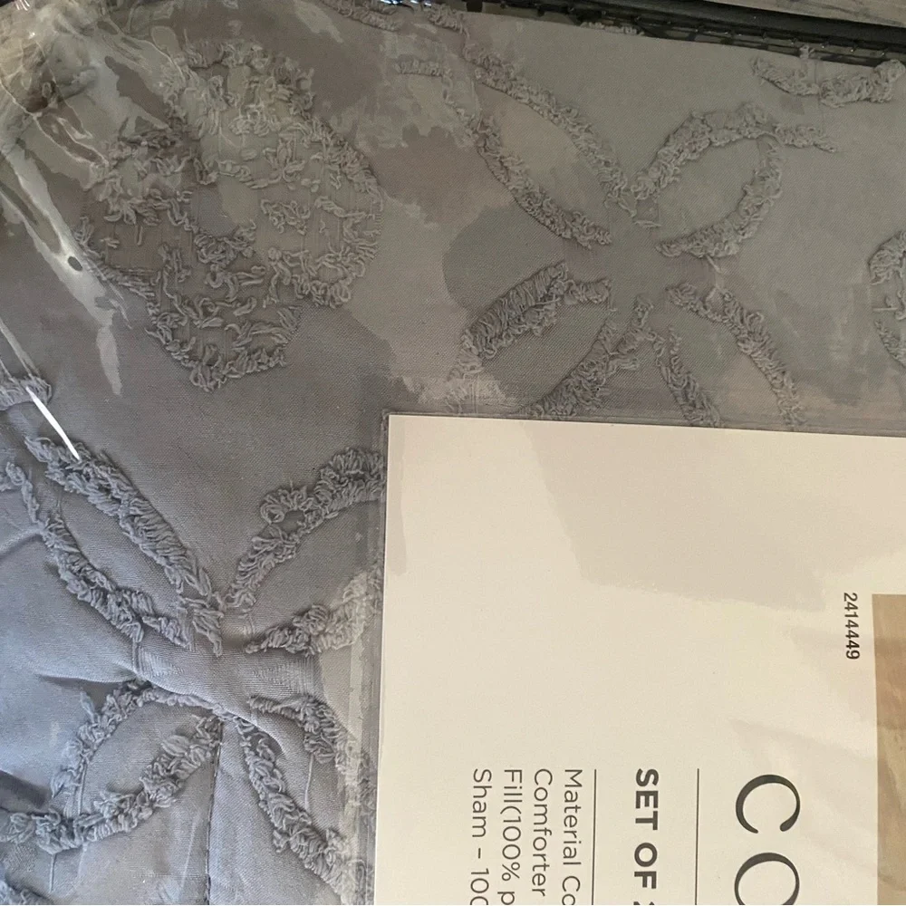 Twin XL Gray Comforter